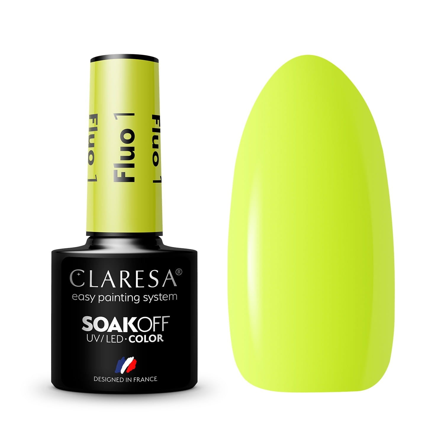 CLARESA Hybrid Lacquer Fluo No. 1 5g | Vaistine1.lt