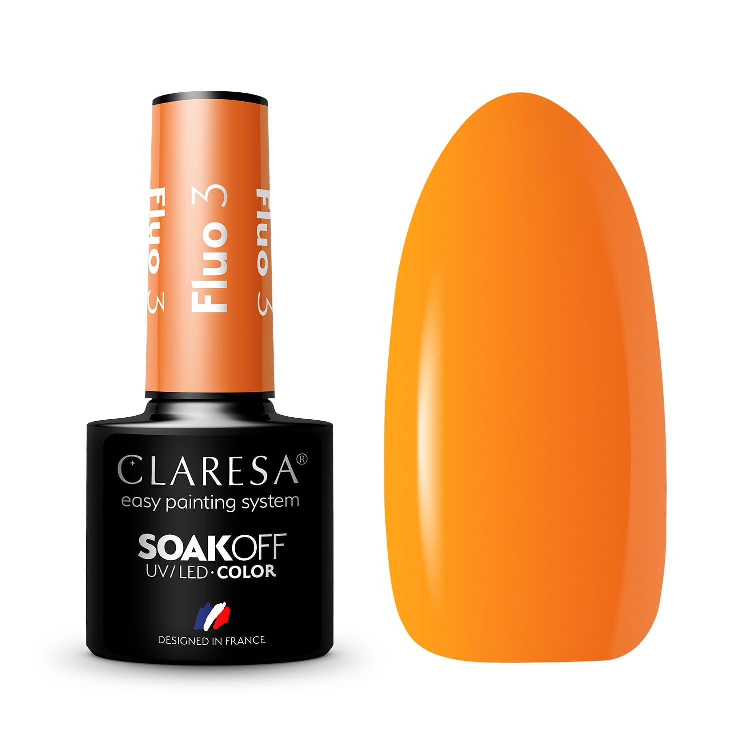 CLARESA Hybrid Lacquer Fluo No. 3 5g | Vaistine1.lt