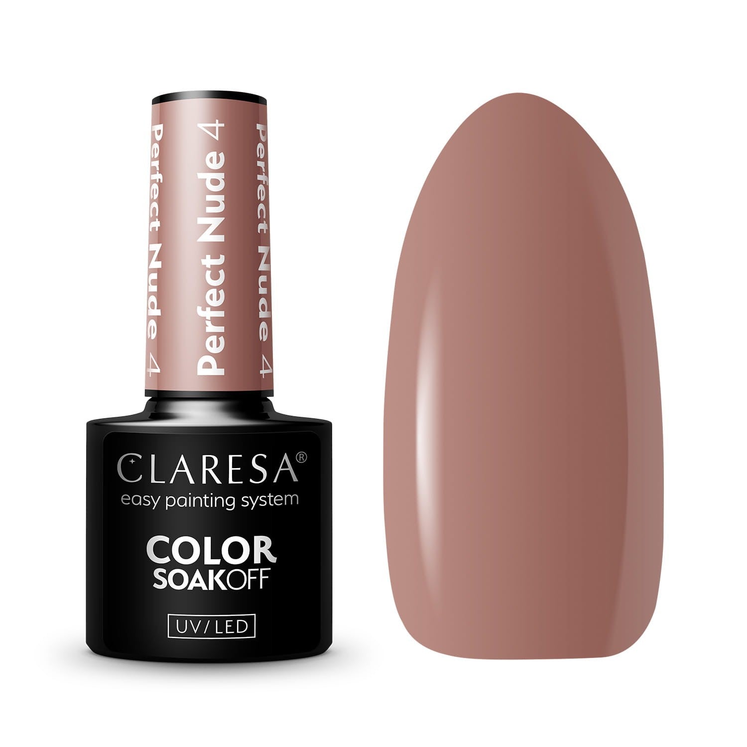 CLARESA Hybrid Lacquer Perfect Nude No. 4 5g | Vaistine1.lt