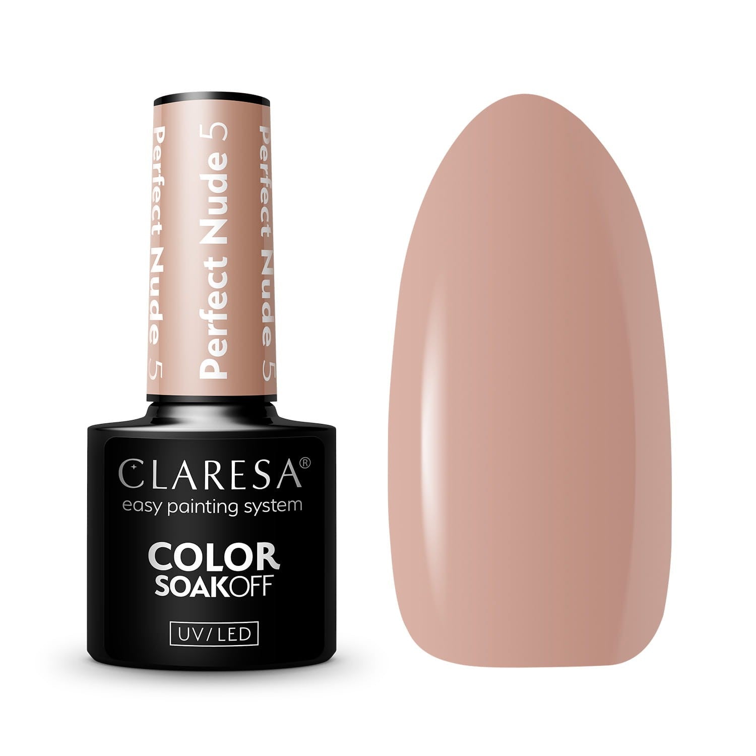 CLARESA Hybrid Lacquer Perfect Nude No. 5 5g | Vaistine1.lt