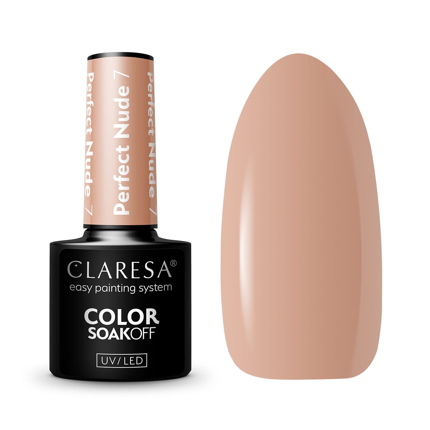 CLARESA Hybrid Lacquer Perfect Nude No. 7 5g | Vaistine1.lt