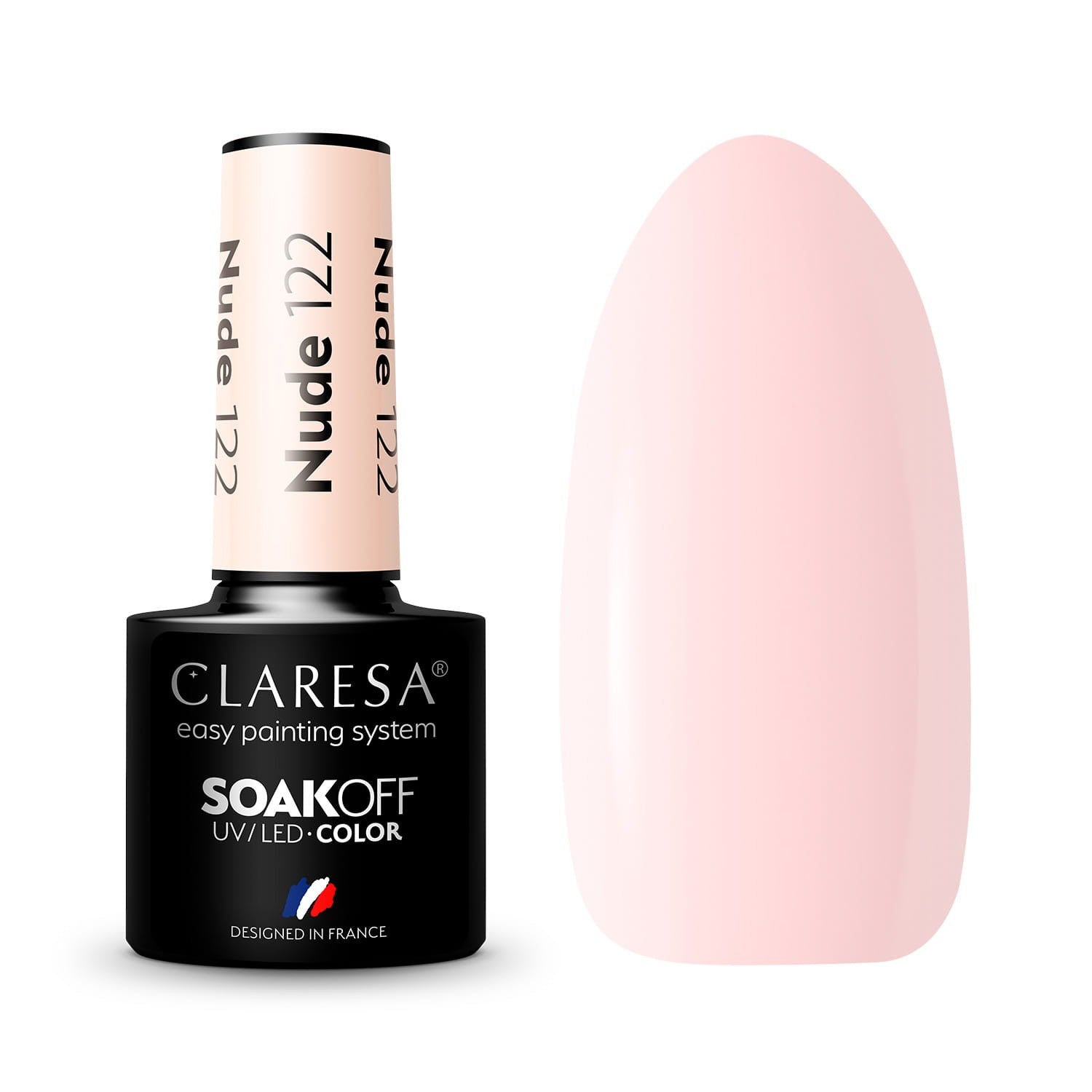 CLARESA Hybrid Nail Polish Nude No. 122 5g | Vaistine1.lt