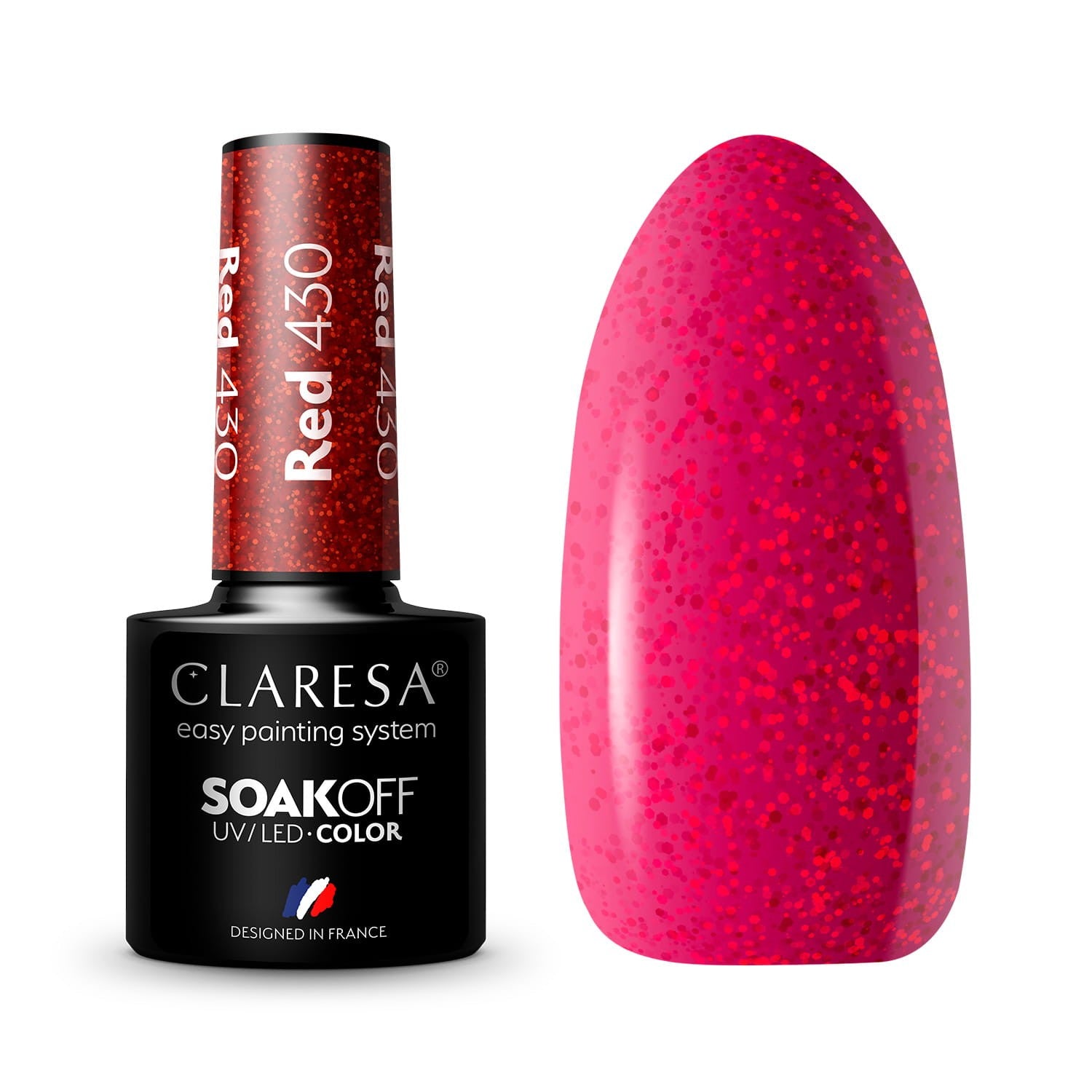 CLARESA Hybrid Lacquer Red No. 430 5g | Vaistine1.lt