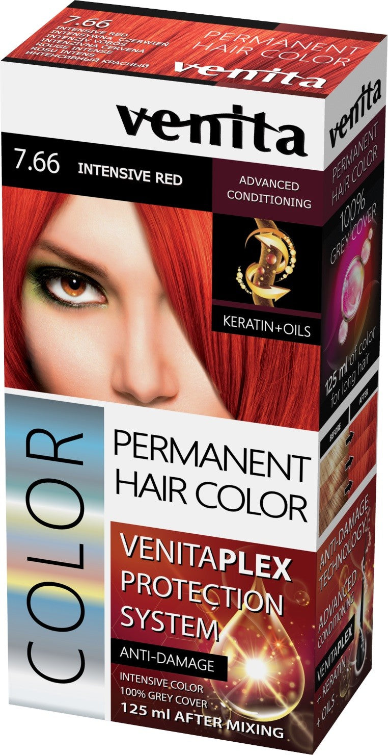 VENITA Color Hair Dye Venita Plex No. 7.66 Intensive Red 1op. | Vaistine1.lt