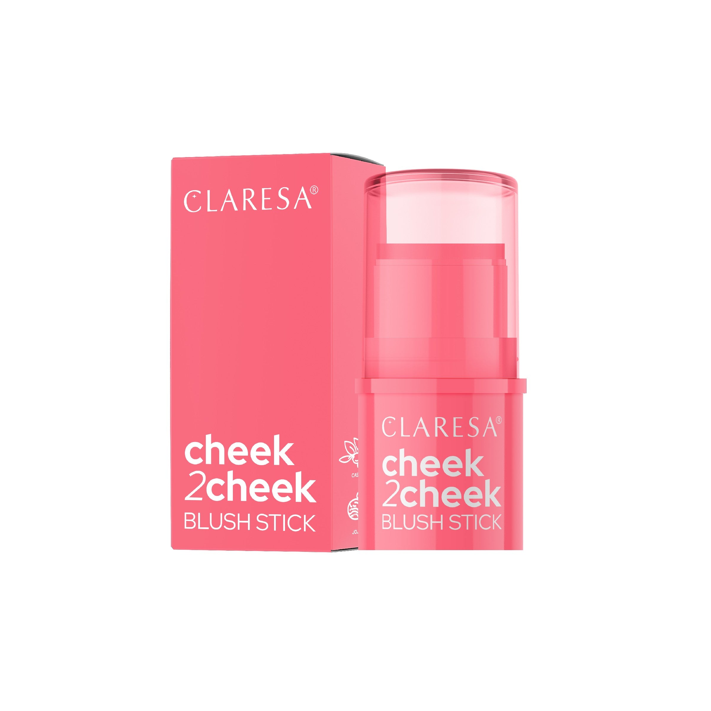 CLARESA Cheek 2 Cheek Cream Blush Stick No. 02 Neon Coral 6g | Vaistine1.lt