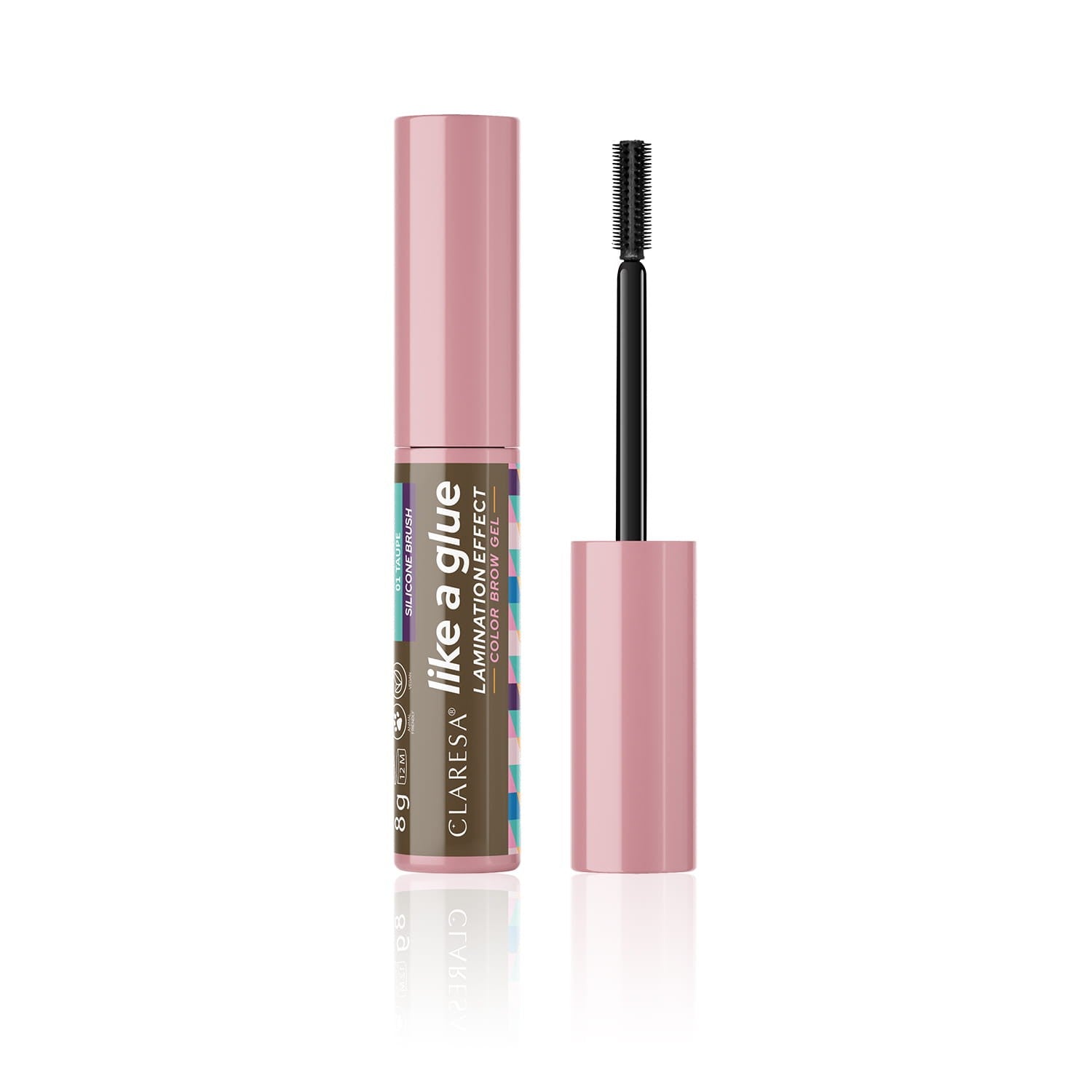 CLARESA Brow Gel Like a Glue - No. 01 Taupe | Vaistine1.lt | WestPharmacy.eu