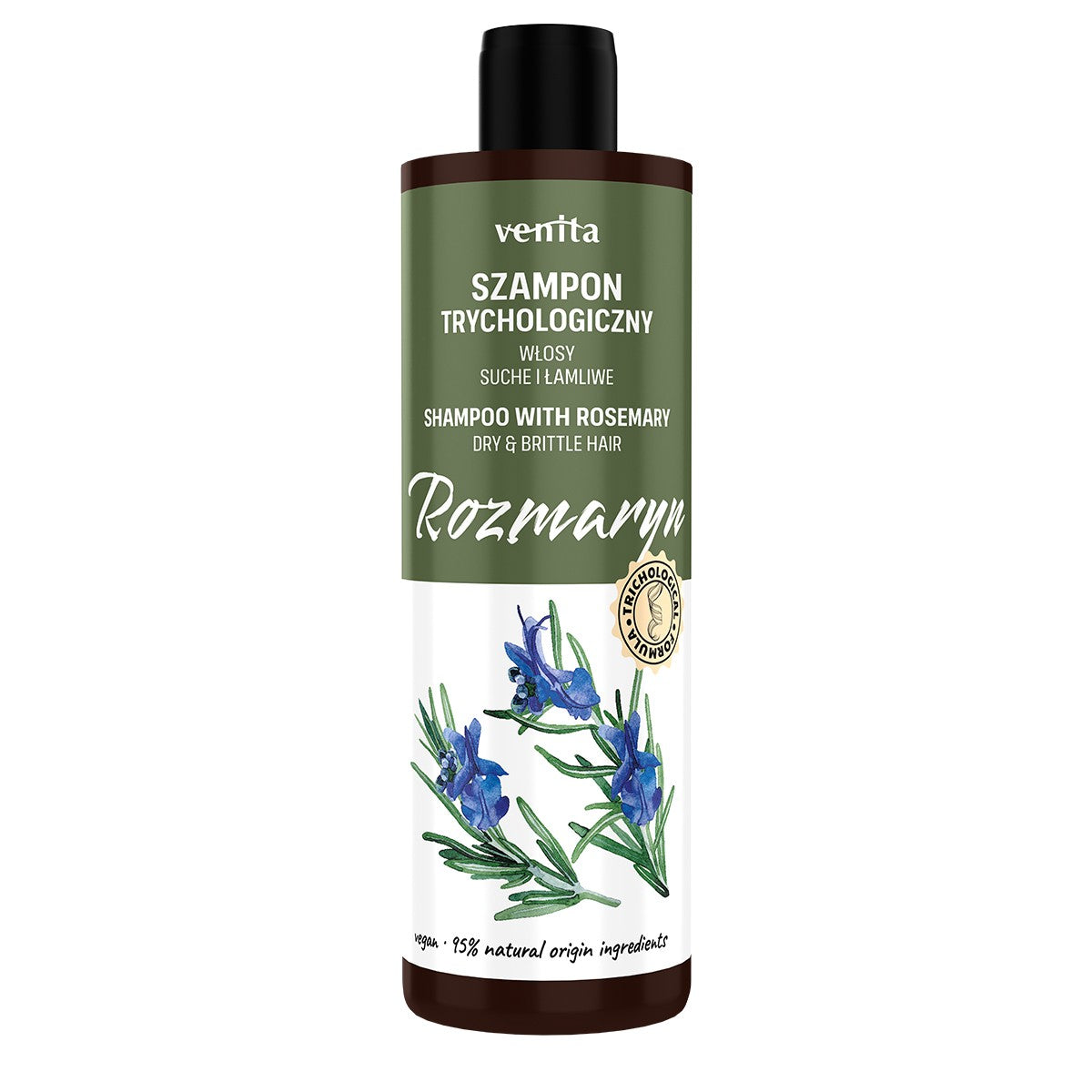 VENITA Trichological Formula Trichological Shampoo Rosemary - for dry and brittle hair 300ml | Vaistine1.lt