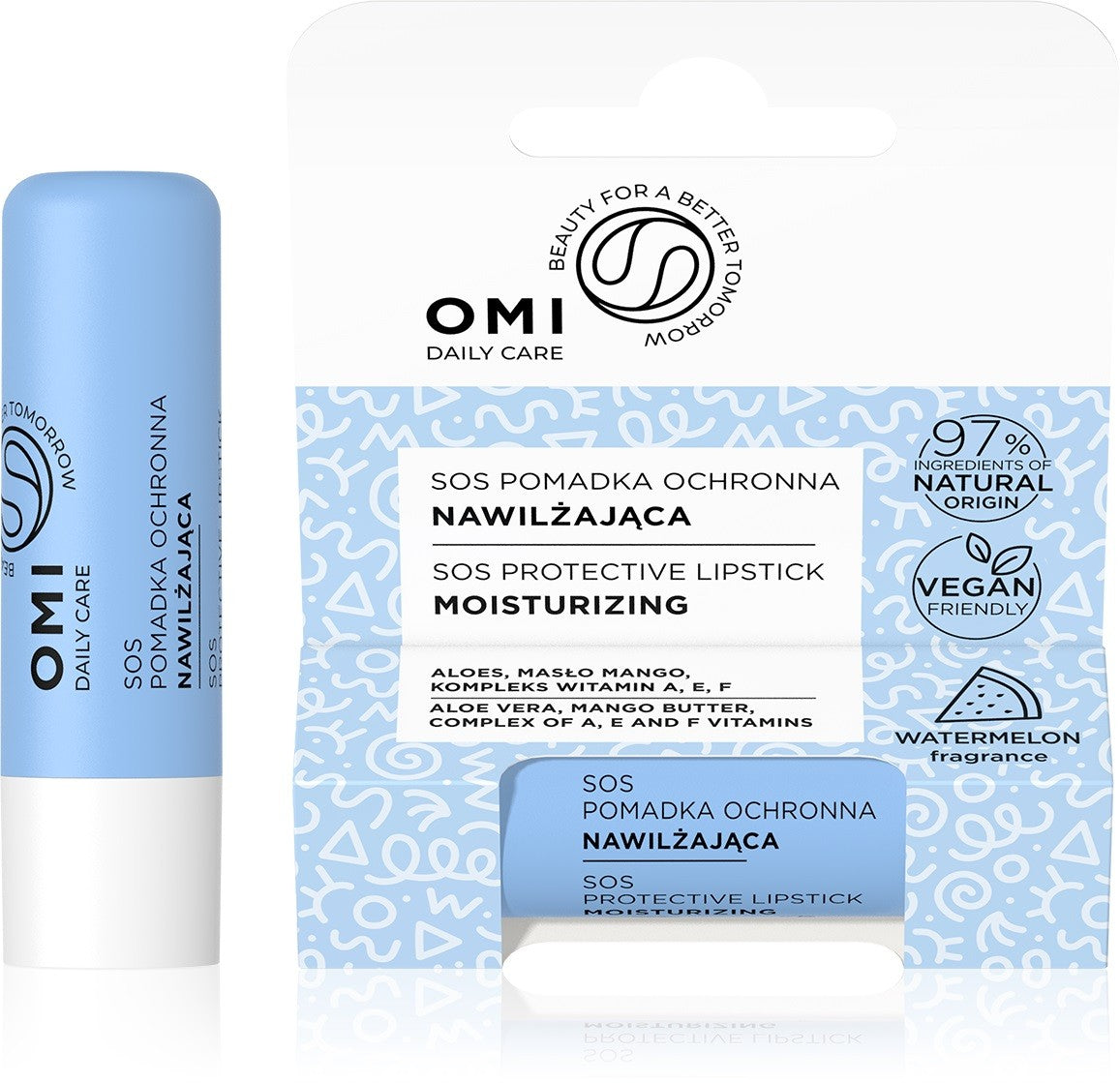 OMI Daily Care SOS Protective and Moisturizing Lip Balm | Vaistine1.lt