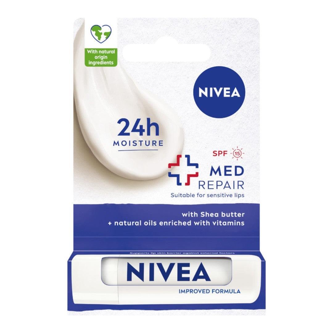 NIVEA Regenerative Med Repair Lipstick 4.8g | Vaistine1.lt | WestPharmacy.eu