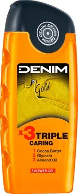 DENIM Gold dušo gelis 250 ml | Vaistine1.lt