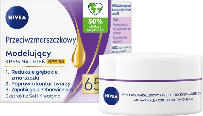NIVEA 65+ Modeling anti-wrinkle day cream SPF 30 50 ml | Vaistine1.lt | WestPharmacy.eu