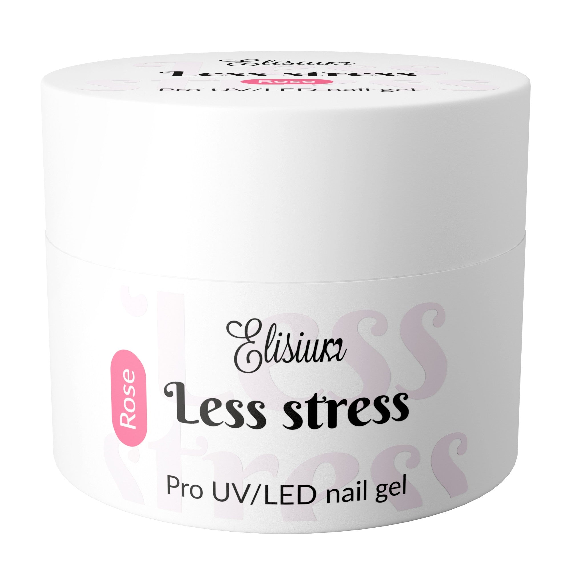 ELISIUM Less Stress Builder Nail Building Gel - Rose 40ml | Vaistine1.lt