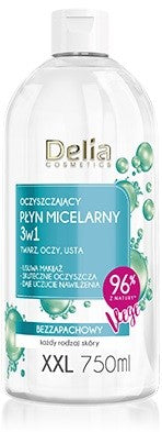 DELIA COSMETICS Cleansing Micellar Liquid 3in1 XXL 750ml | Vaistine1.lt