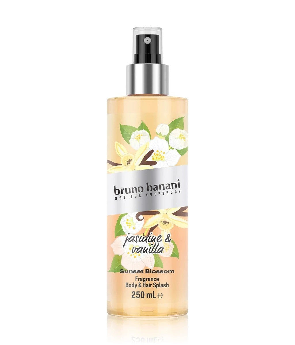 BRUNO BANANI Body Mist Sunset Bloom Body Mist Jasmine & Vanilla 250 ml.  - Vaistine1.lt | WestPharmacy.eu