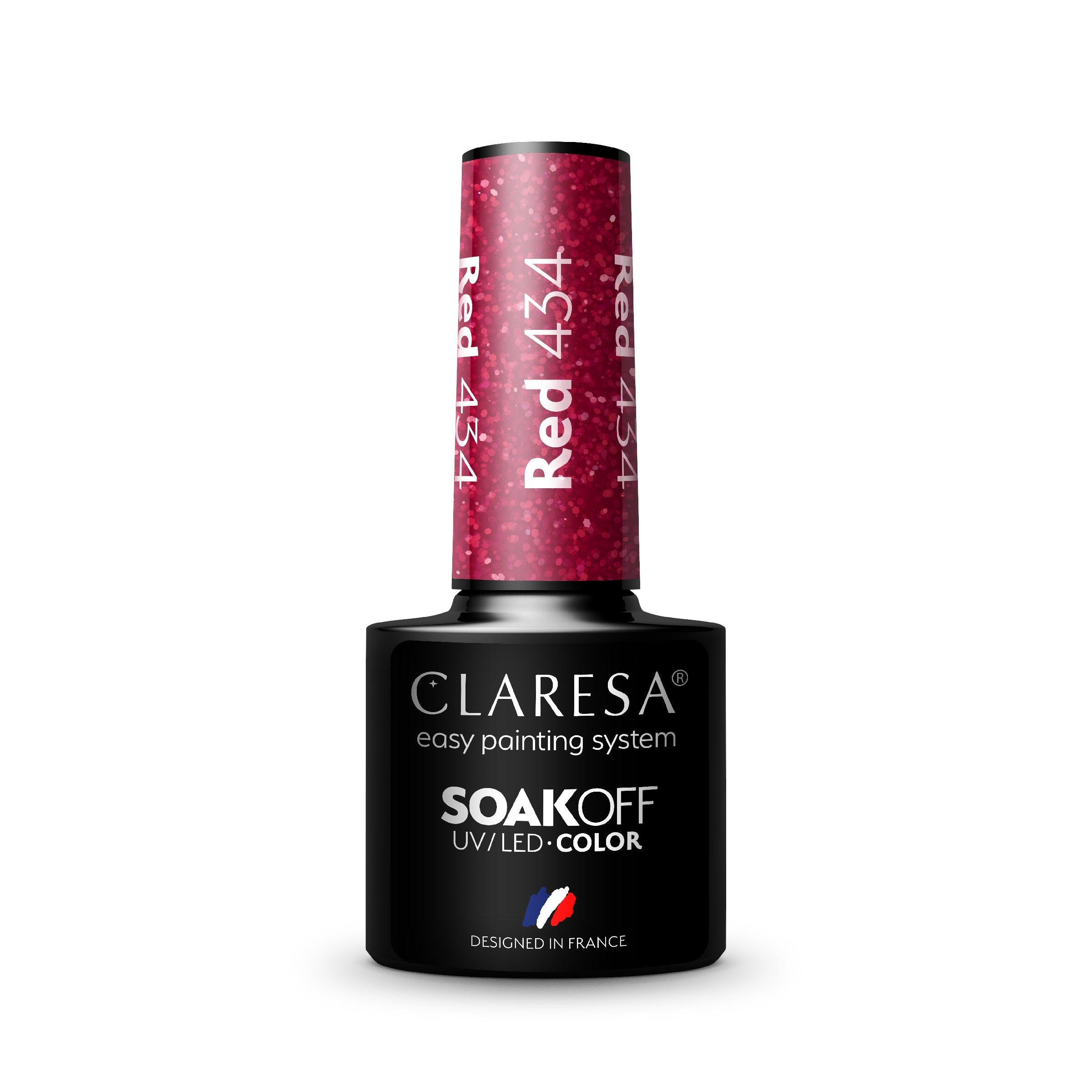 CLARESA Hybrid Nail Polish Red No. 434 5g | Vaistine1.lt