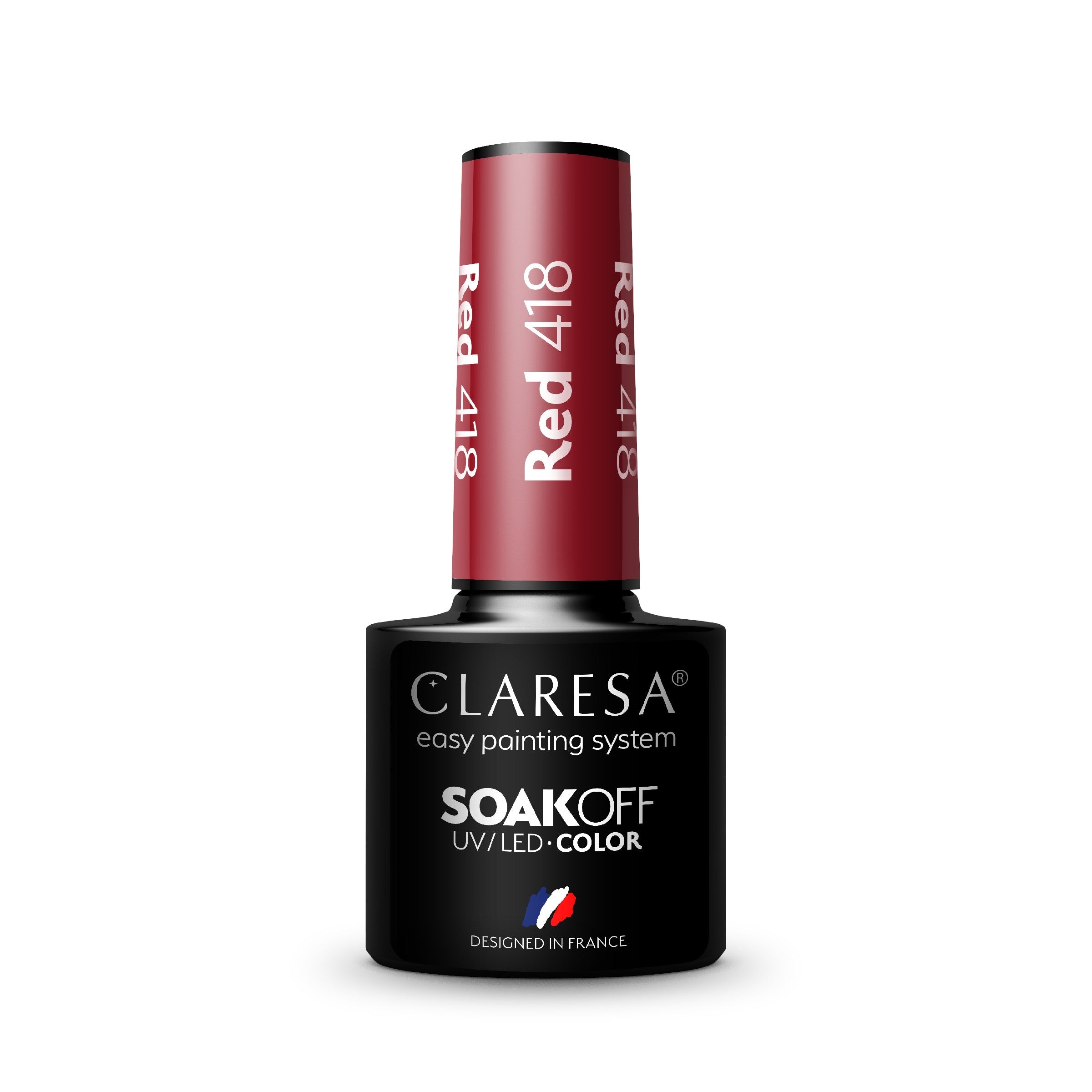 CLARESA Hybrid Nail Polish Red No. 418 5g | Vaistine1.lt