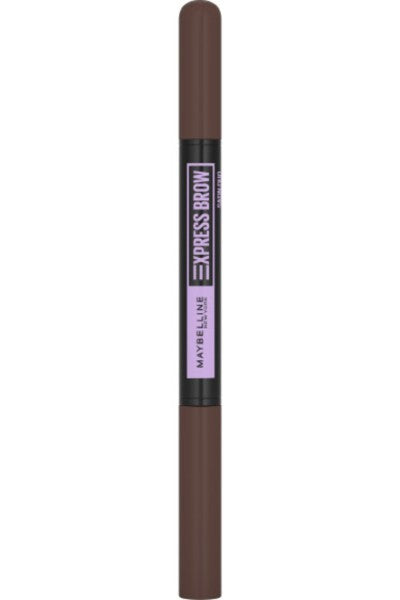 MAYBELLINE Express Brow Satin Duo Double-ended Eyebrow Pencil No. 04 Dark Brown 1pc | Vaistine1.lt