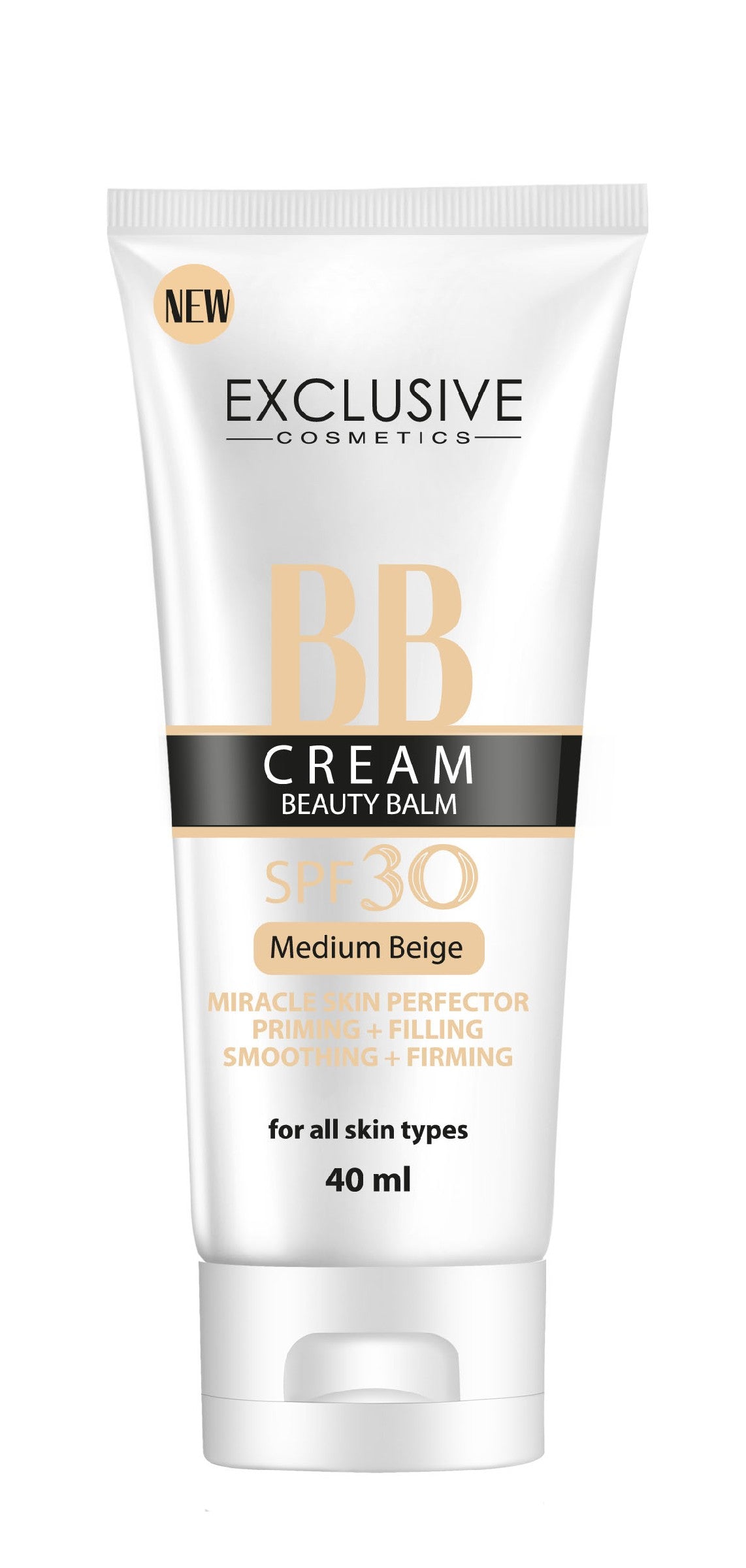 EXCLUSIVE BB Cream Beauty Balm SPF 30 Medium Beige 40 ml | Vaistine1.lt