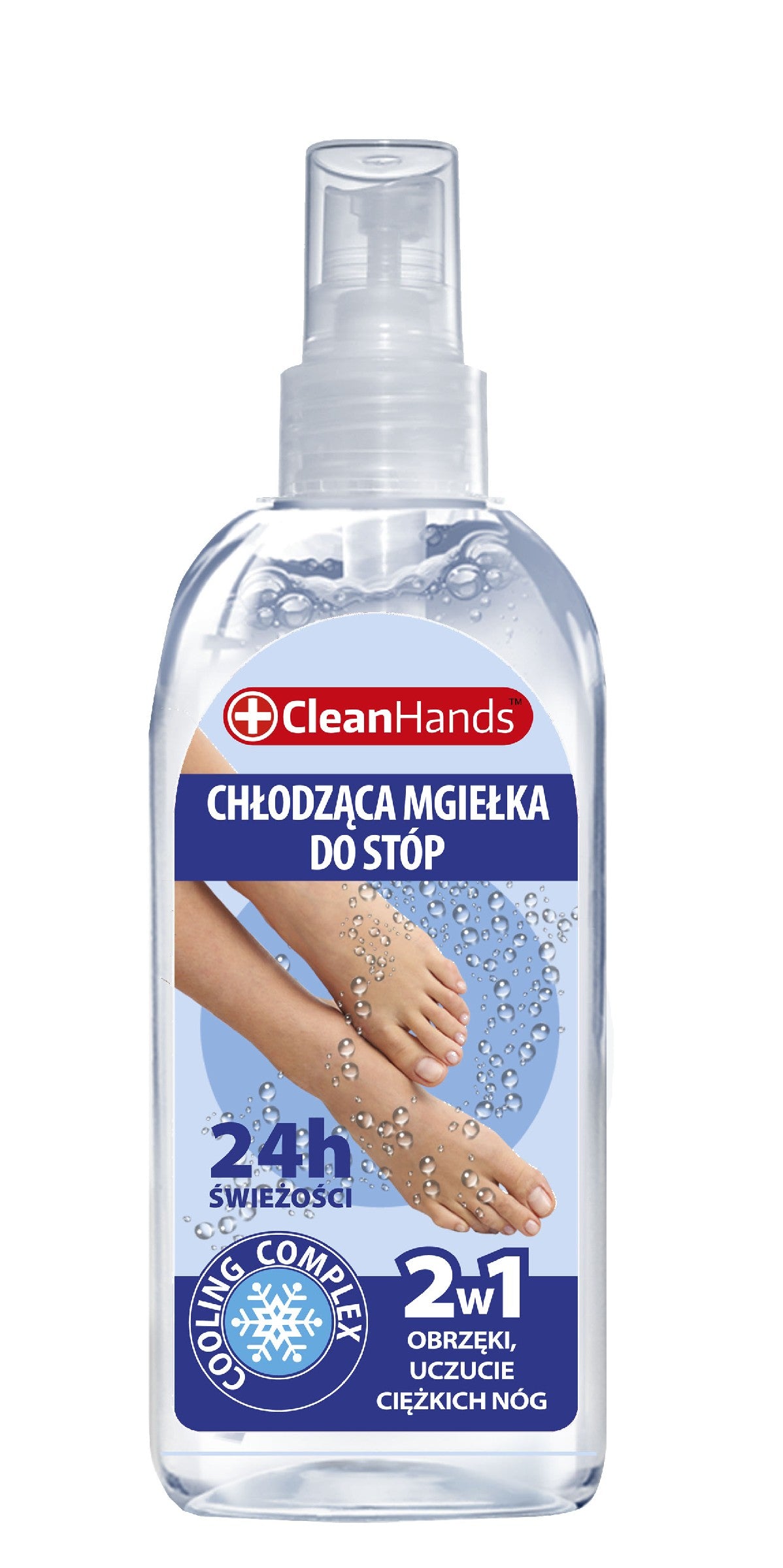 CLEAN HANDS Aušinantis pėdų purškiklis 2in1 100 ml | Vaistine1.lt