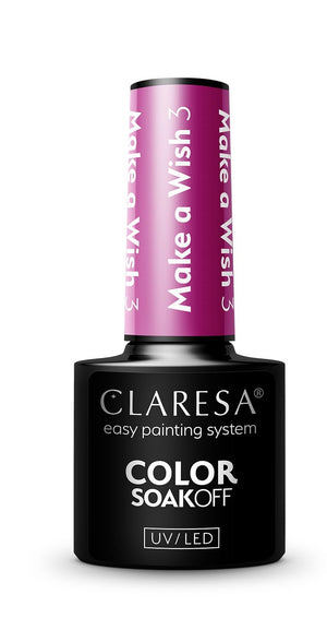 CLARESA Hybrid nail polish MAKE A WISH no. 3 5g | Vaistine1.lt