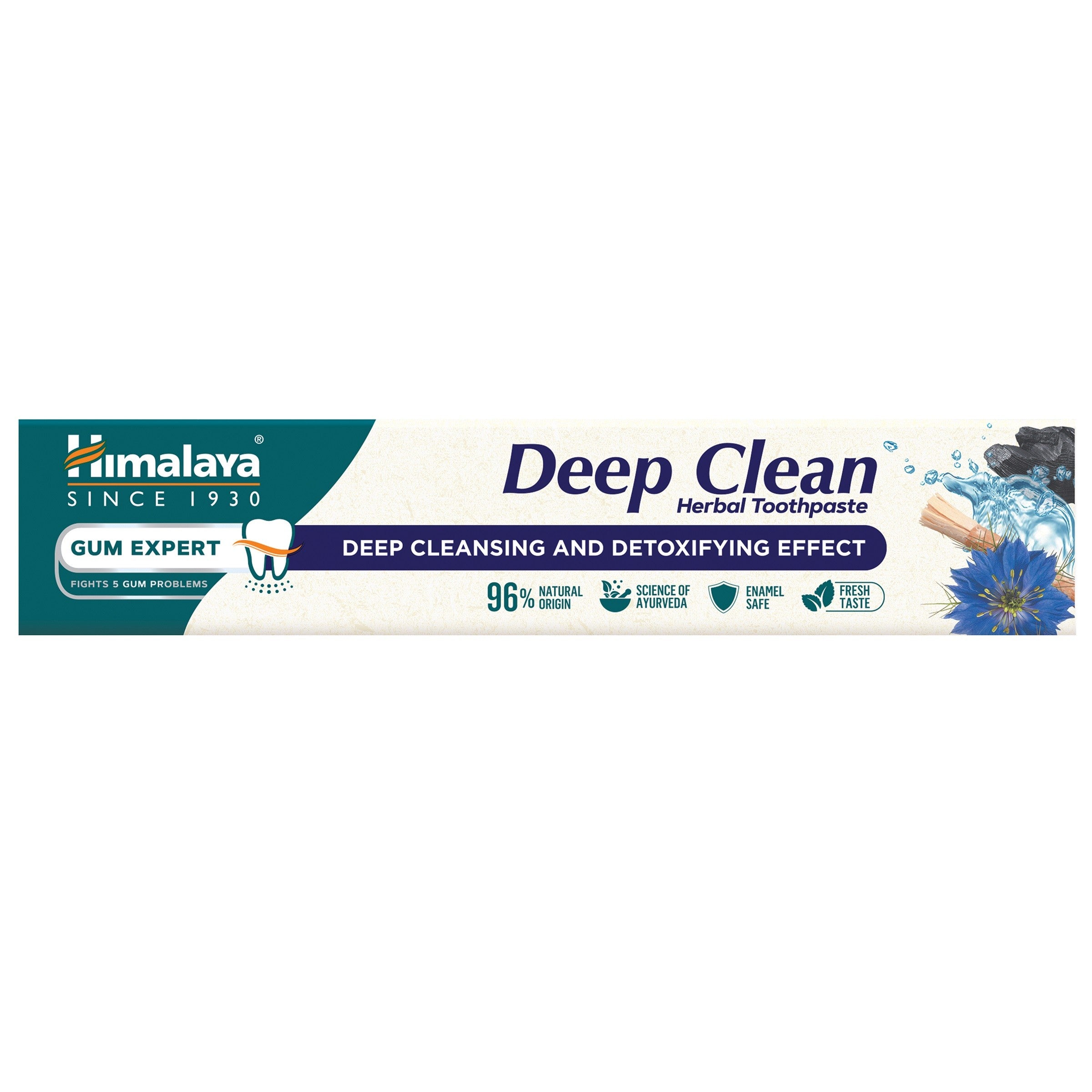 HIMALAYA Gum Expert Herbal Toothpaste Deep Clean with activated charcoal 75ml | Vaistine1.lt