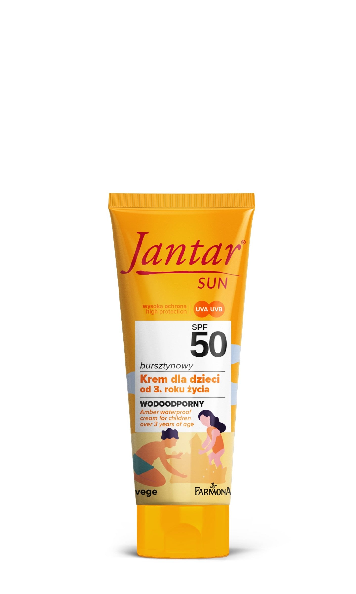 FARMONA SUN Jantar Cream SPF 50 for children (from 3 years old) 50 ml | Vaistine1.lt