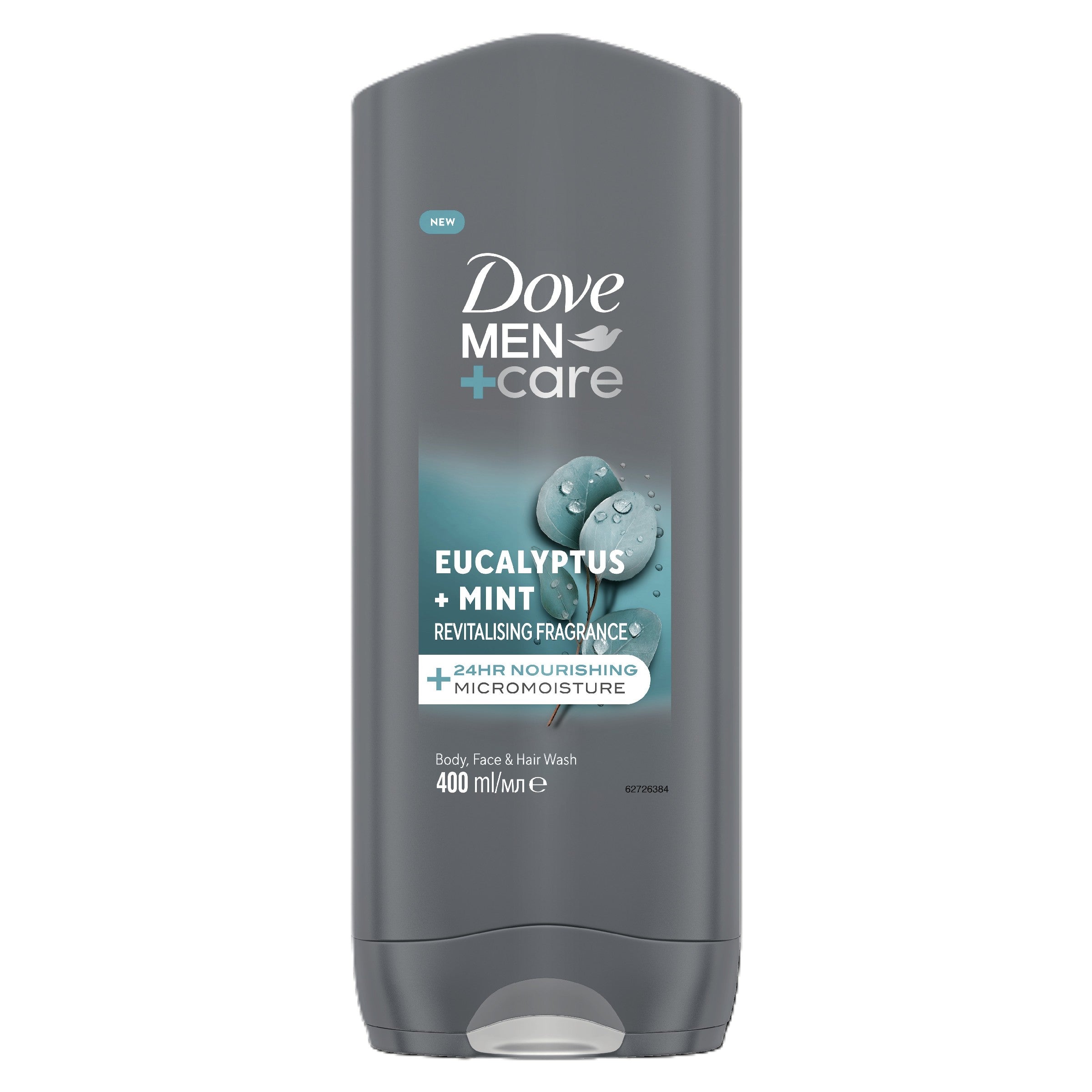 DOVE Men Shower Gel Eucalyptus + Mint 400 ml | Vaistine1.lt