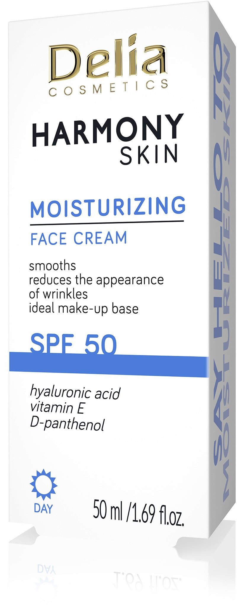 DELIA HARMONY SKIN Moisturizing Face Cream SPF 50 | Vaistine1.lt