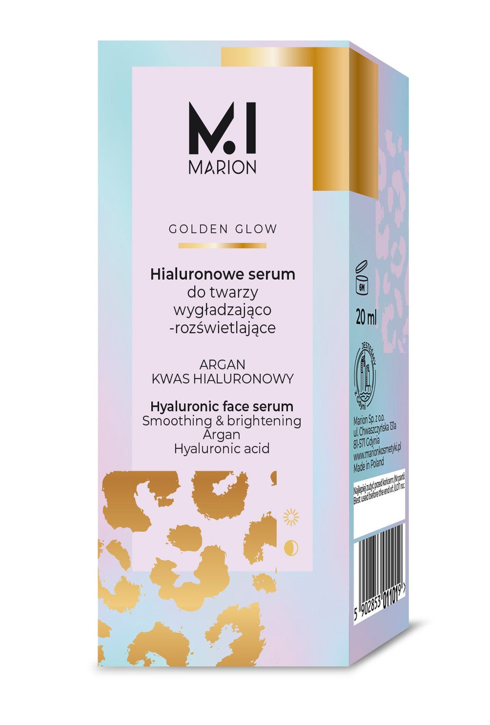 MARION GOLDEN GLOW Hyaluronic face serum | Vaistine1.lt