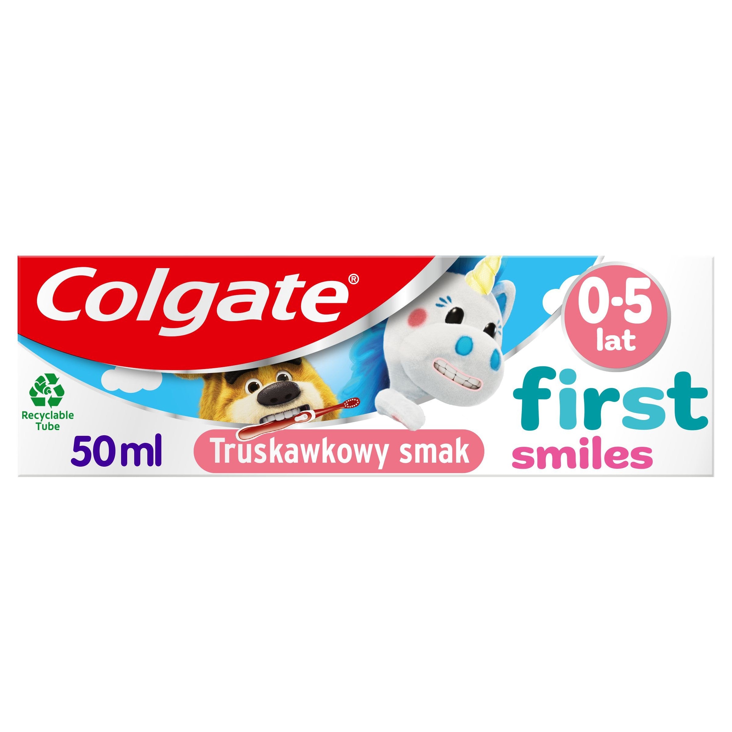 COLGATE Kids Toothpaste for children 0-5 First Smiles - strawberry flavor 50 ml | Vaistine1.lt