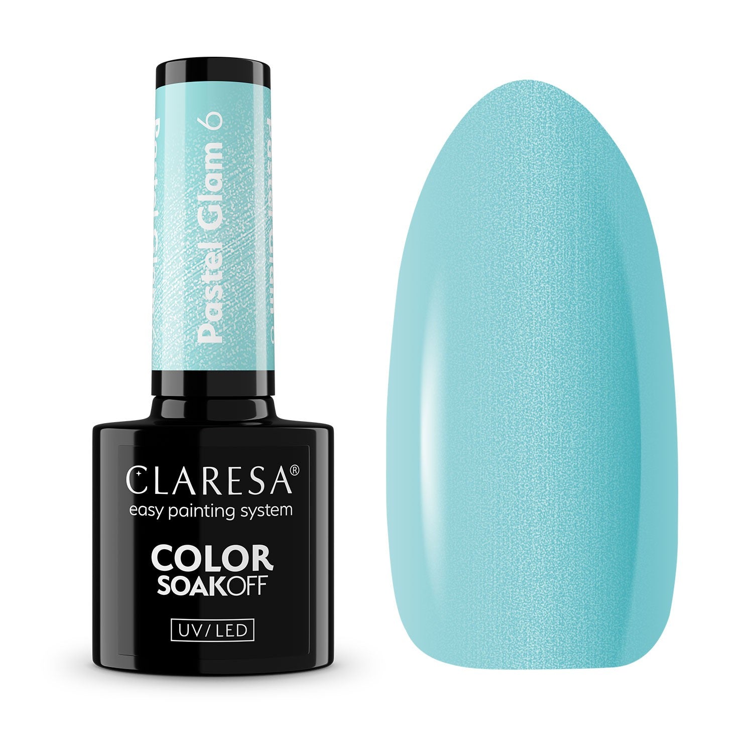 CLARESA Hybrid Nail Polish Pastel Glam 6 | Vaistine1.lt