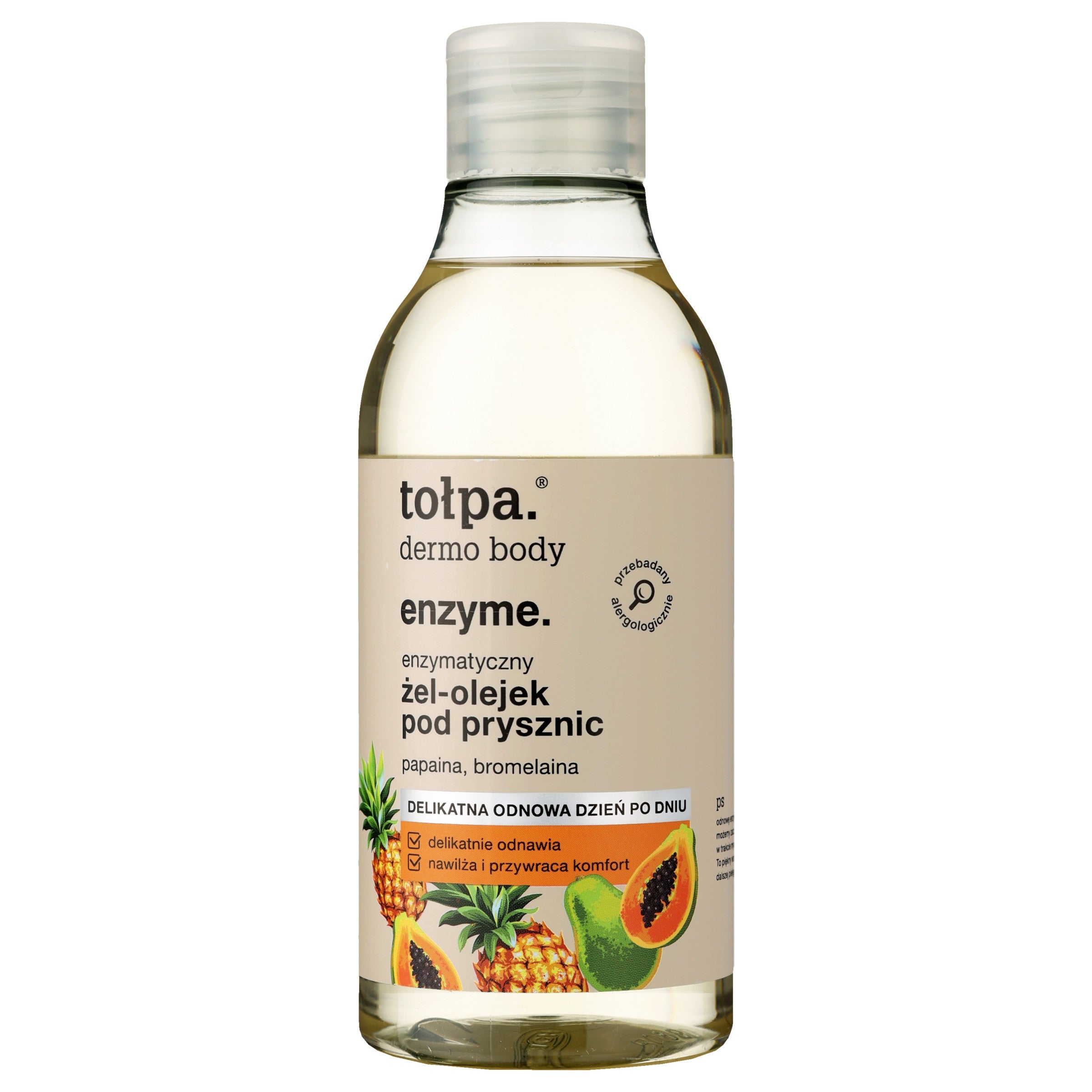 TOŁPA Dermo Body Enzyme Gel-Oil for Shower Enzymatic Delicate 300 ml | Vaistine1.lt