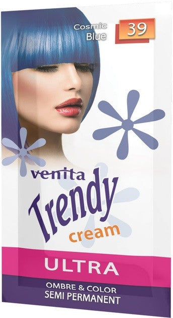 VENITA Trendy Cream Ultra Hair Coloring Cream 39 Cosmic Blue 35 g | Vaistine1.lt