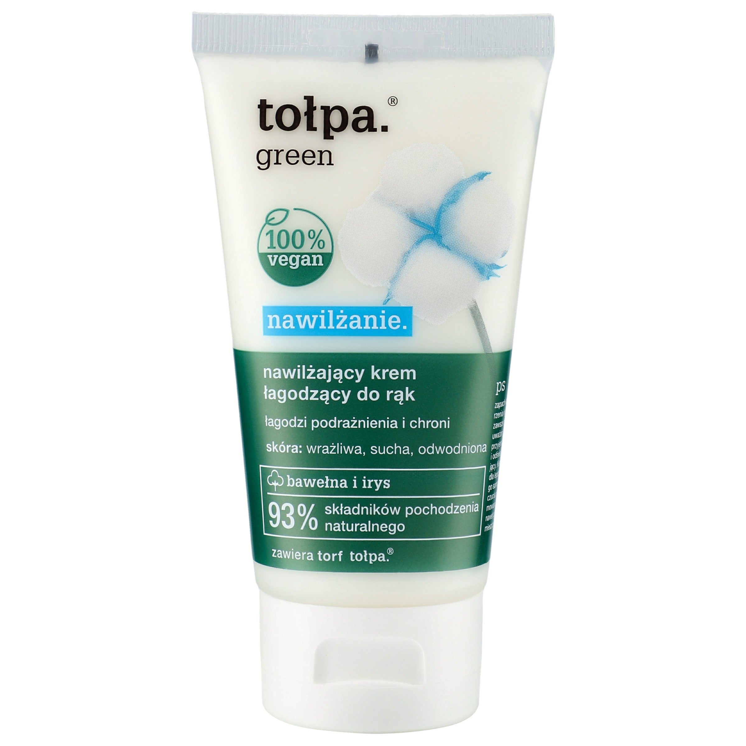 TOŁPA Green Moisturizing Soothing Hand Cream 75 ml | Vaistine1.lt