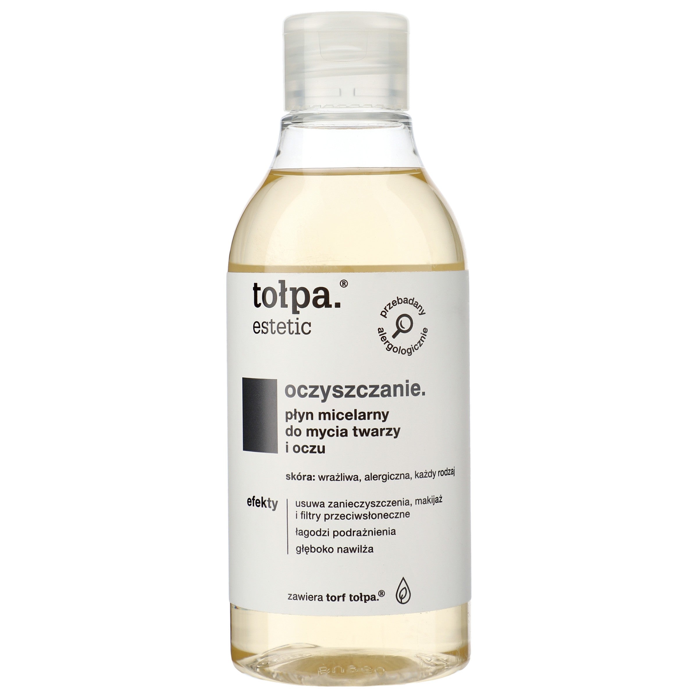 TOŁPA Estetic Cleansing Micellar Liquid for Face and Eye Washing - Hyaluronic 300 ml | Vaistine1.lt