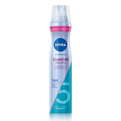 NIVEA Styling Hairspray Diamond Volume Care - 250 ml. | Vaistine1.lt | WestPharmacy.eu
