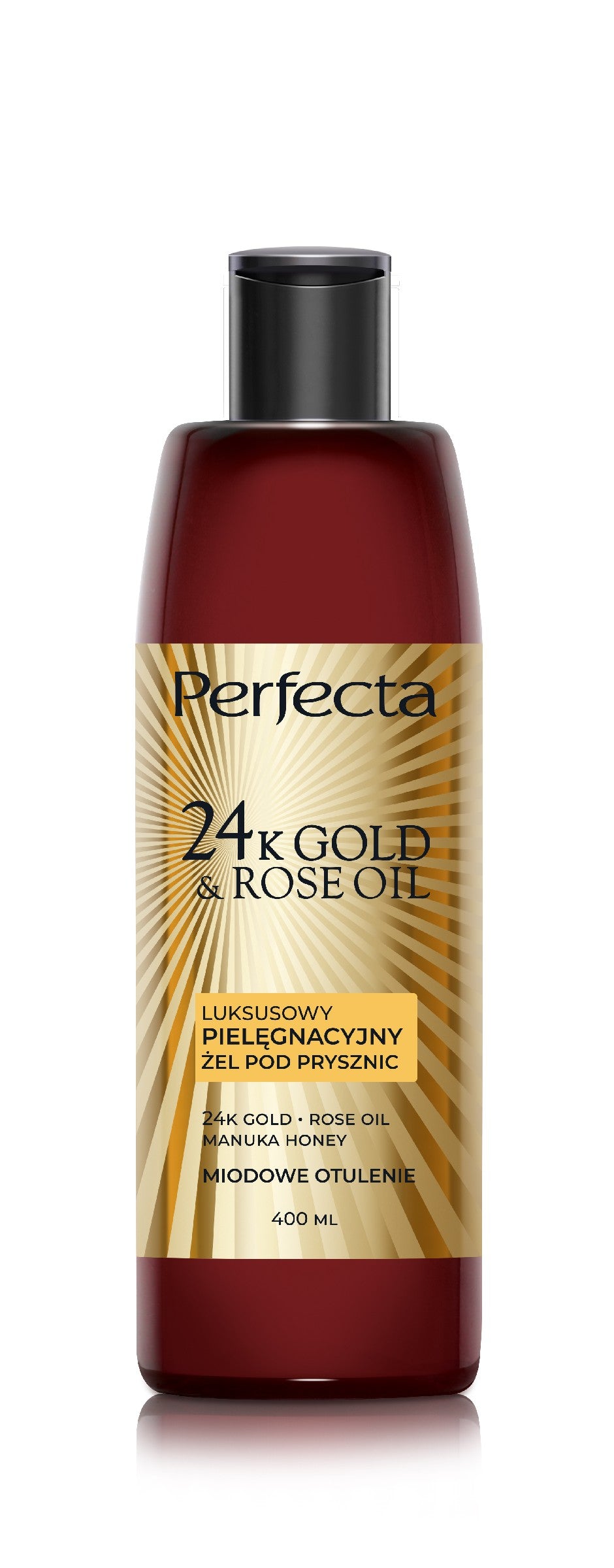 PERFECTA 24K Gold&Rose Oil Luxury Care Shower Gel 400 ml | Vaistine1.lt