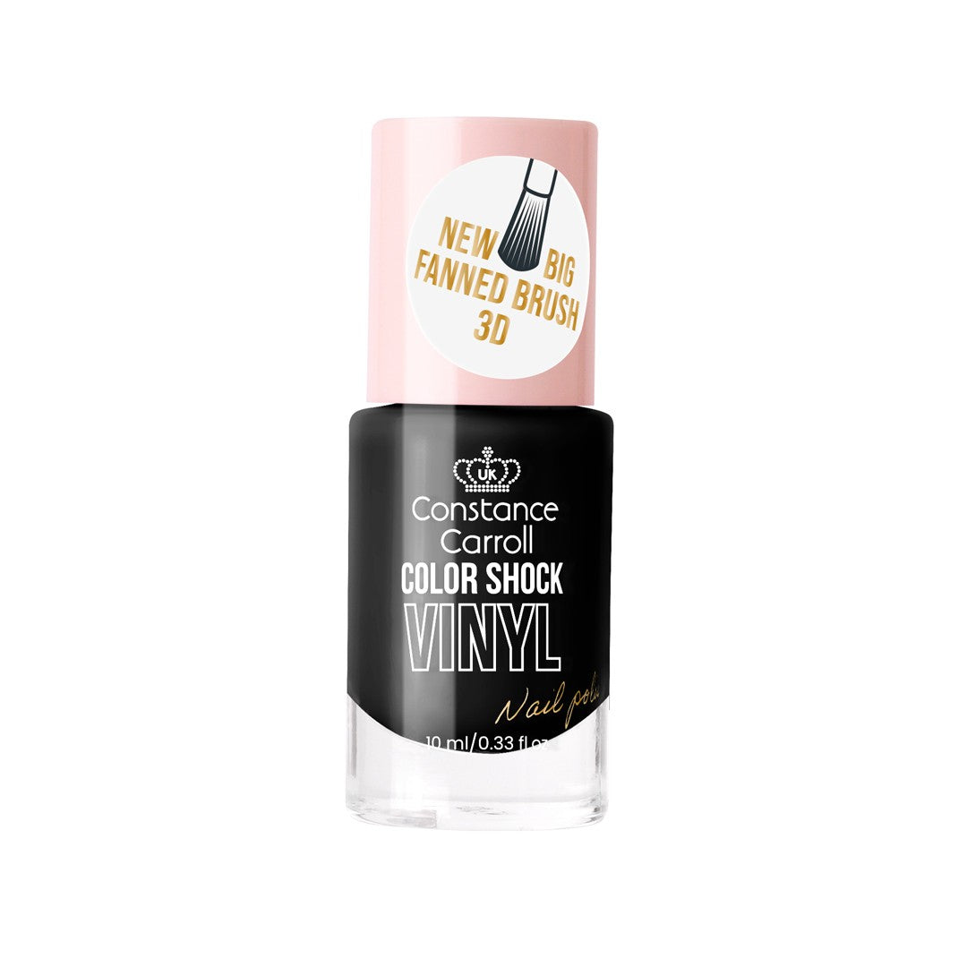 CONSTANCE CARROLL Nail lacquer with vinyl no. 30 Black Night 10ml | Vaistine1.lt