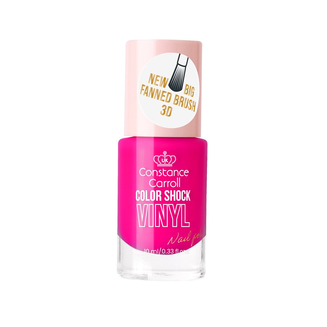 CONSTANCE CARROLL Nail Polish with Vinyl No. 74 Neon Pink 10 ml | Vaistine1.lt