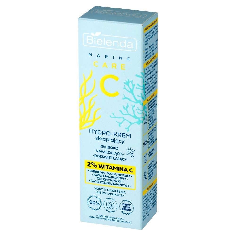 BIELENDA Marine Care C Hydro-cream condensing deeply moisturizing illuminating for day and night - 2% Vitamin C 50 ml | Vaistine1.lt