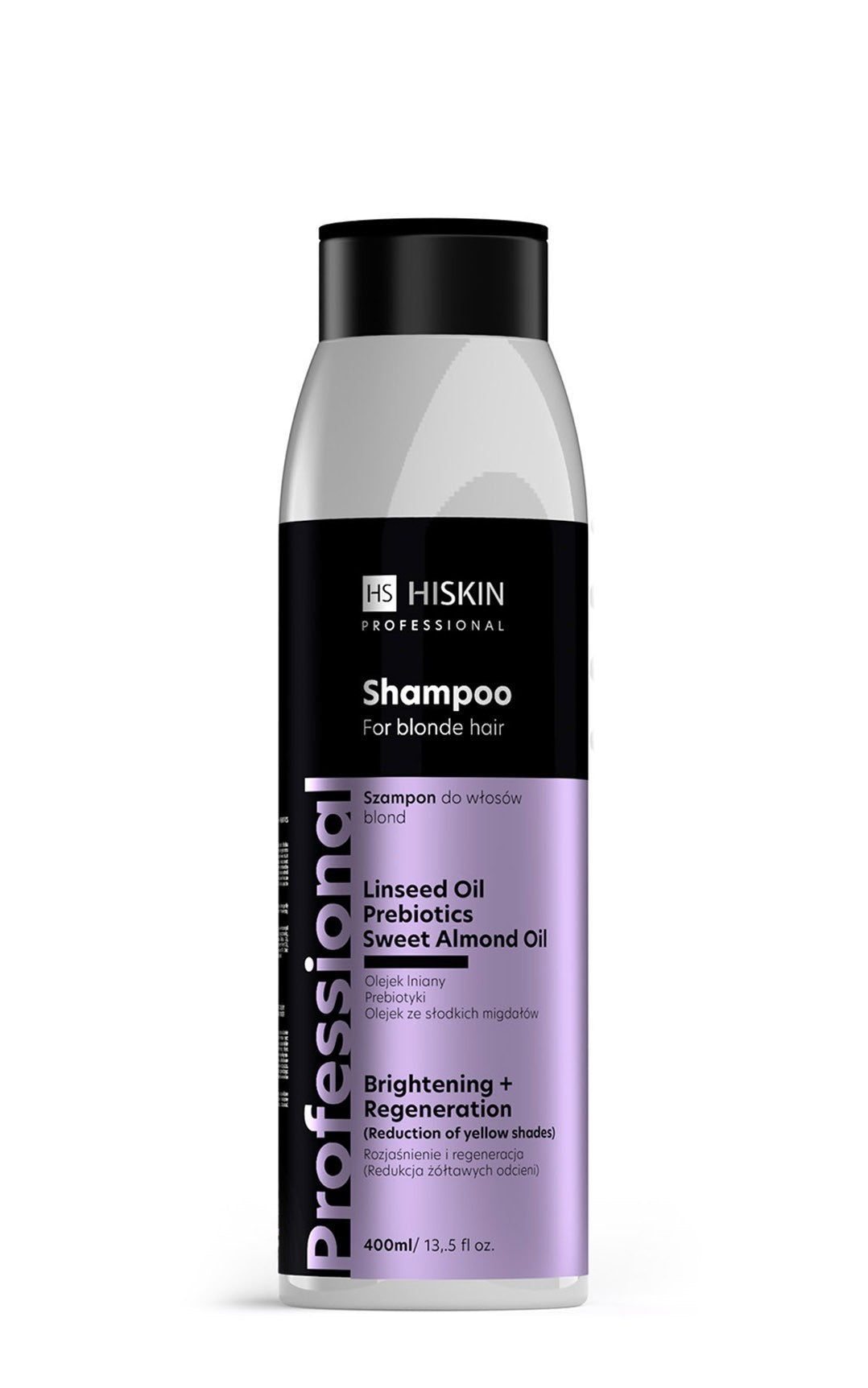 HISKIN Professional Blonde Hair Shampoo - Lightening and Regeneration 400 ml | Vaistine1.lt