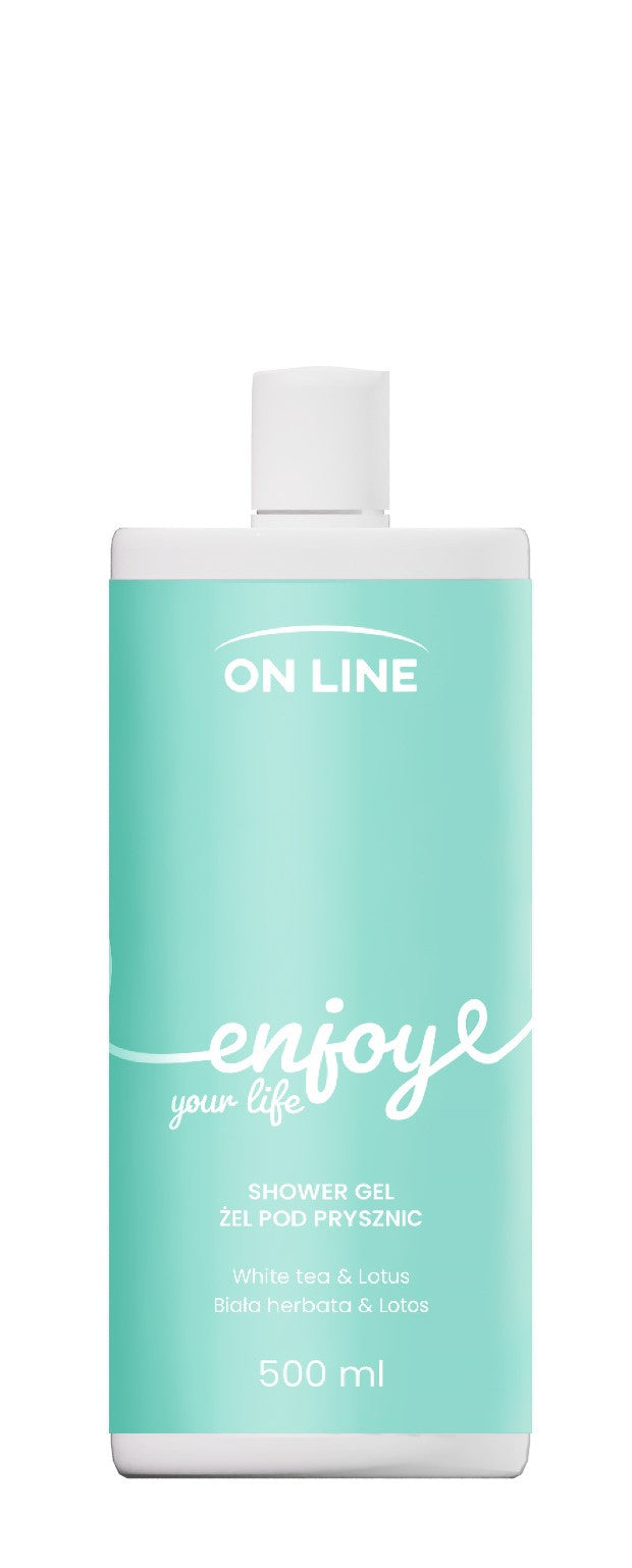 ON LINE Emotions Shower Gel Enjoy - white tea and lotus 500 ml | Vaistine1.lt