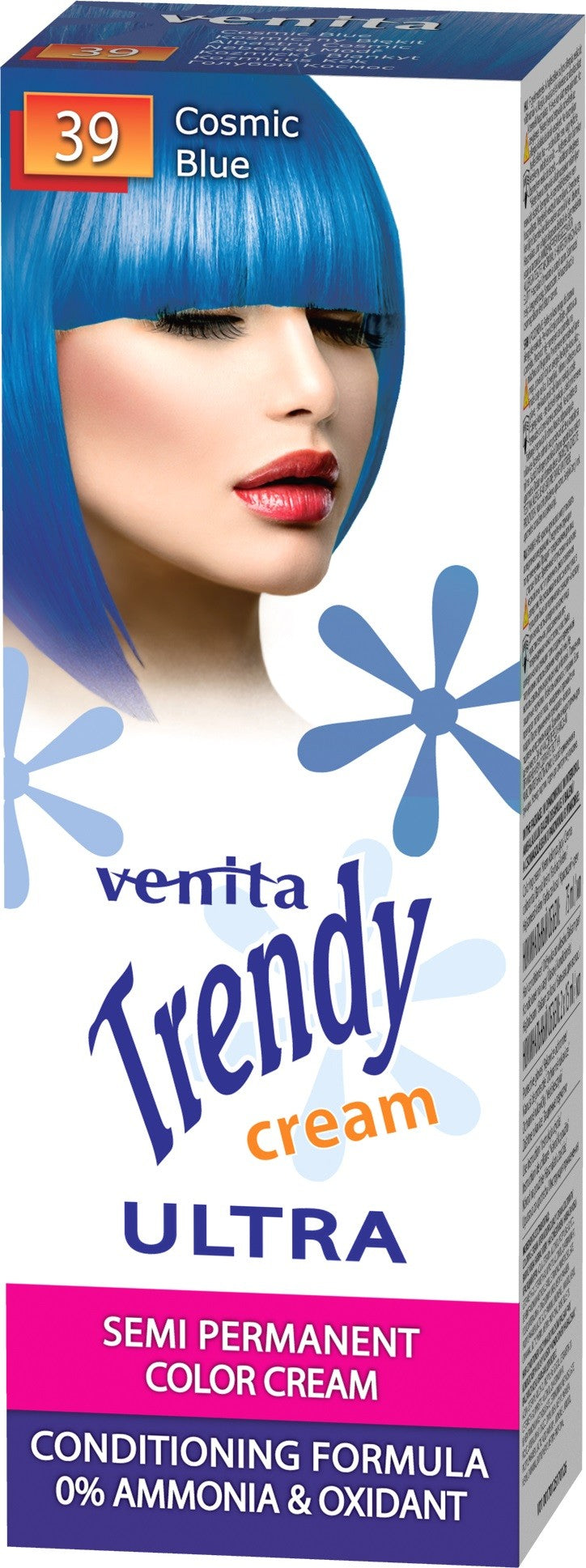 VENITA Trendy Cream Hair Toner No. 39 Cosmic Blue 75 ml | Vaistine1.lt