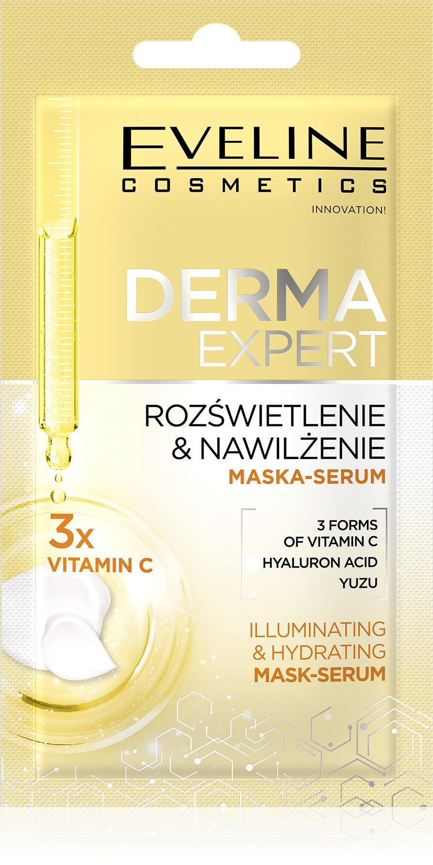 EVELINE Derma Expert kaukė - šviesinantis ir drėkinantis | Vaistine1.lt