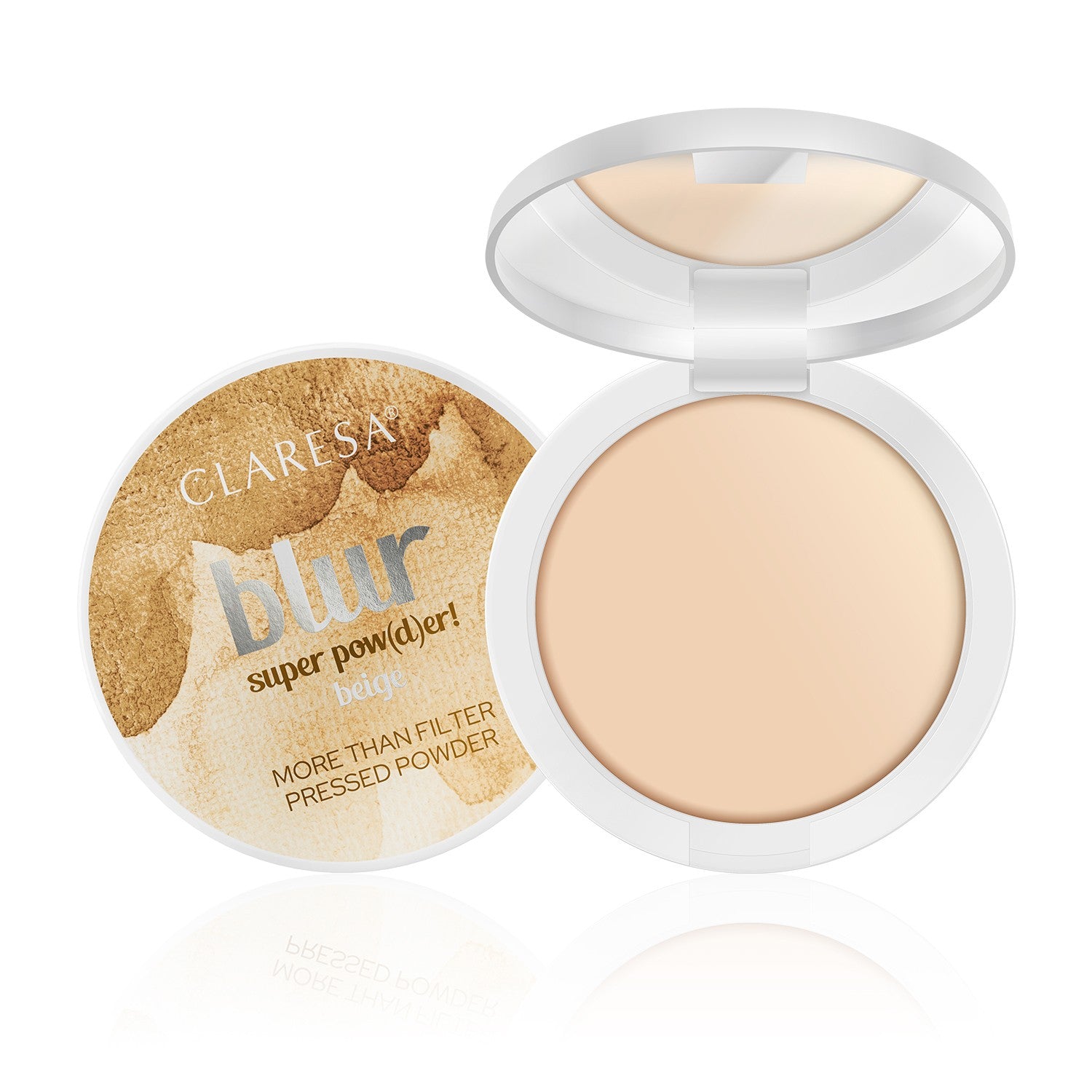 CLARESA Blur Super Pow(D)er! Pressed powder Beige 10 g | Vaistine1.lt