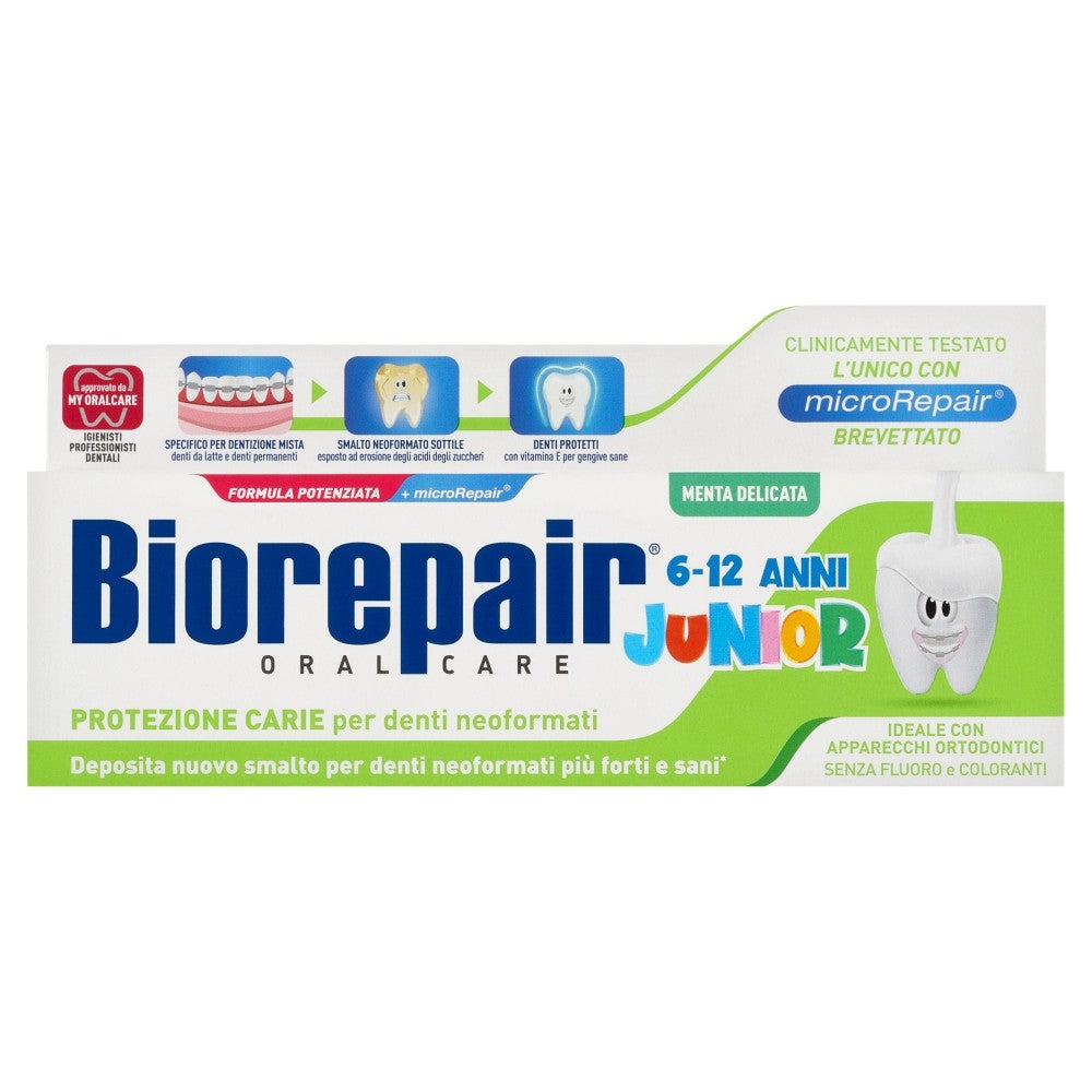 BIOREPAIR Junior 6-12 years Fluoride-free Toothpaste 75 ml | Vaistine1.lt