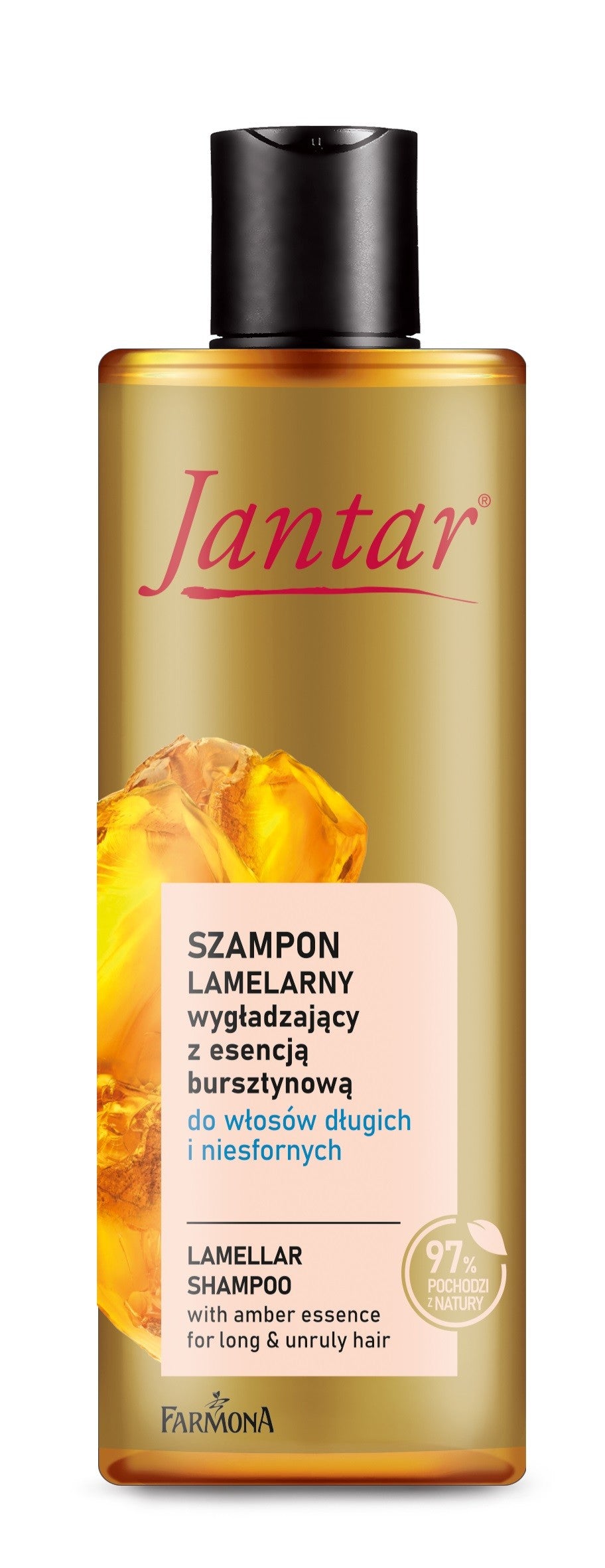 FARMONA Amber Essence Smoothing Lamellar Shampoo for Long and Unruly Hair 300 ml | Vaistine1.lt