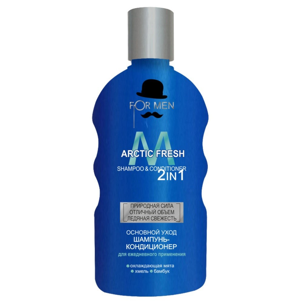 ALLIANCE OF BEAUTY Men Shampoo-Conditioner 2in1 ARCTIC FRESH 200 ml | Vaistine1.lt