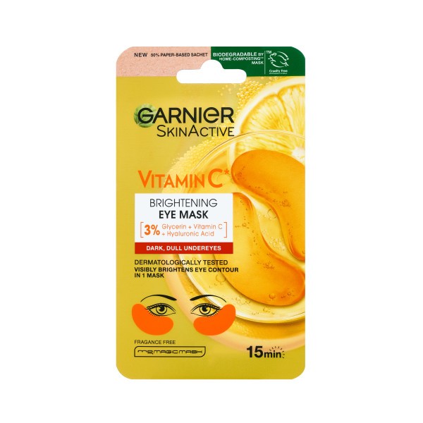 GARNIER Skin Active Šviesinantys akių pleistrai - 0.03 | Vaistine1.lt