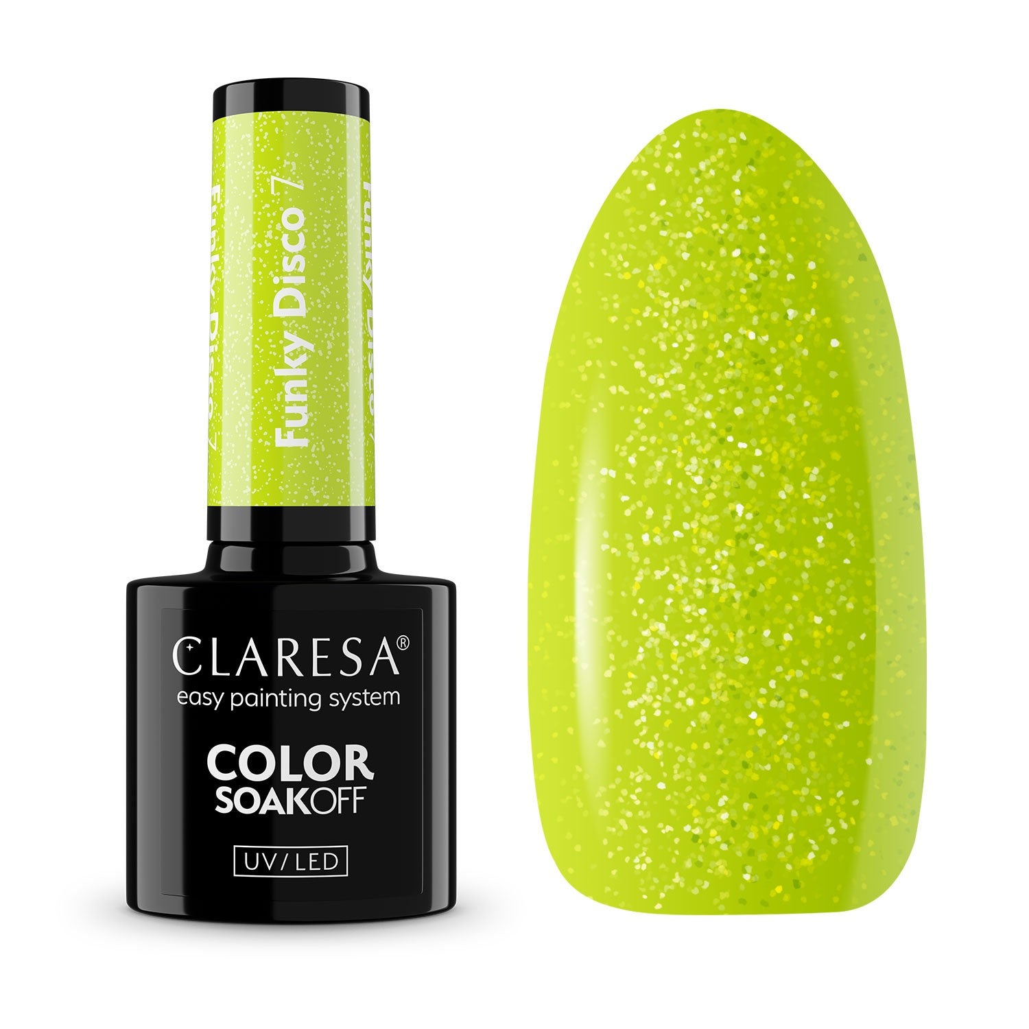 CLARESA N Hybrid nail polish - Funky Disco 7 | Vaistine1.lt